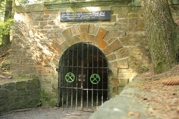 Unesco World Heritage Rammelsberg Ore Mine Entrance Roeder Gallery Goslar — 스톡 사진