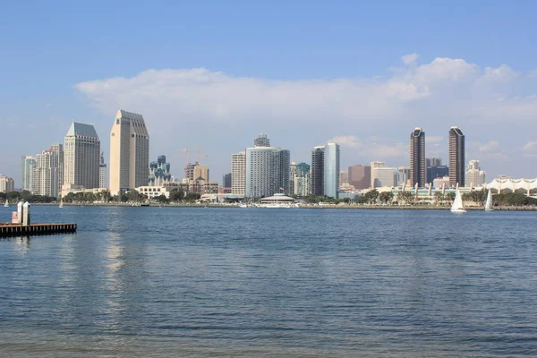 San Diego Downtown Vista Desde Coronado Iceland — Foto de Stock