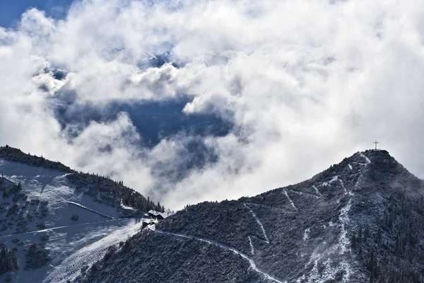 Tztal Alplerdeki Taschach Buzulu — Stok fotoğraf