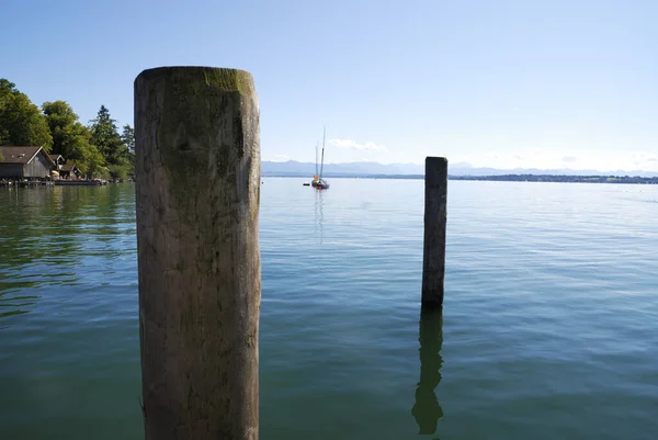 Jezioro Starnberg Starnberger See Bawarii Niemcy — Zdjęcie stockowe