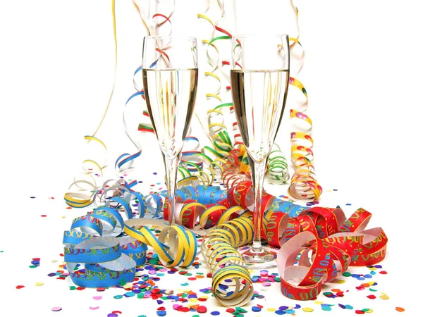 Celebration Mood Colored Confetti — Stock Photo, Image