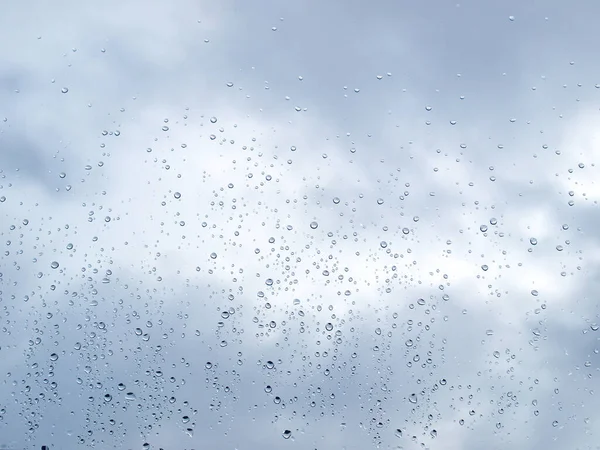 Regenwassertropfen Als Hintergrund Nützlich — Stockfoto