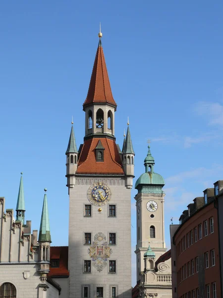 Gamla Stadshuset München — Stockfoto