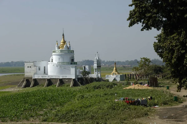 Pagode Lac Taungthaman Amarapura Myanmar — Photo