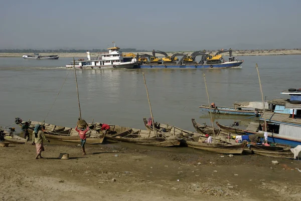 Boten Ayeyarwady Mandalay Myanmar — Stockfoto