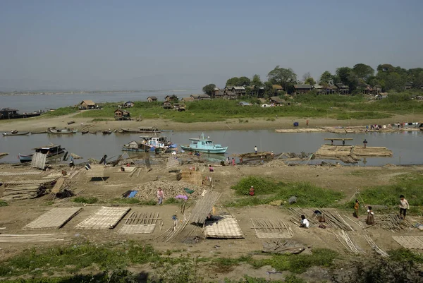 Wikliny Aeyarwady Mandalaj Myanmar — Zdjęcie stockowe