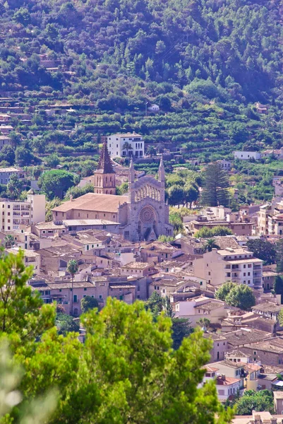 Uitzicht Stad Saller Van Een Stad Majorca — Stockfoto