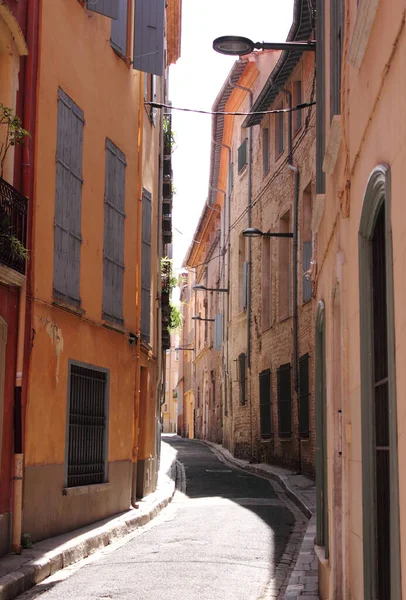 Antiguo Callejón Centro Ciudad Mediterránea — Foto de Stock