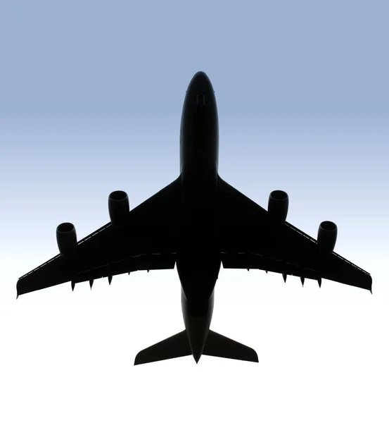 Vektorillustration Eines Passagierflugzeugs — Stockfoto