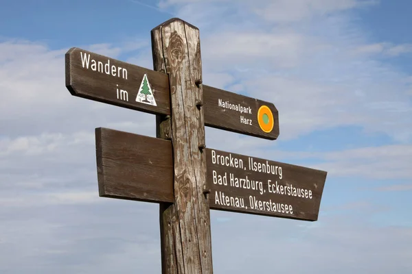 Bosättning Gntersberge Harz — Stockfoto