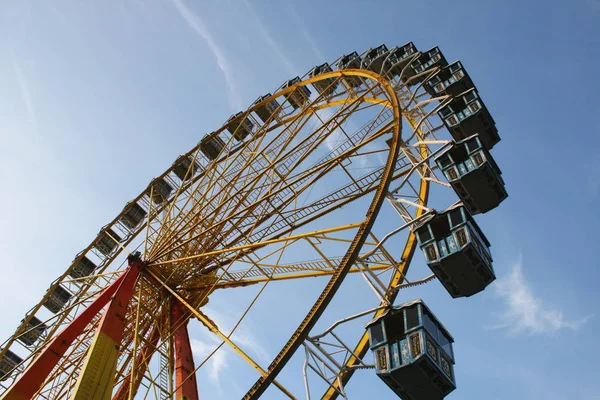 Carrousel Roue Ferris Géant Parc Attractions — Photo