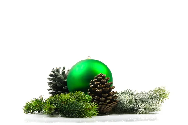 Schilderachtig Uitzicht Kerstvakantie Decoratie — Stockfoto
