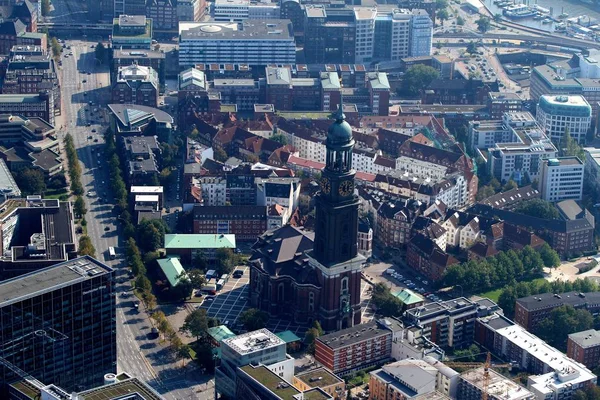 Vue Aérienne Hambourg — Photo