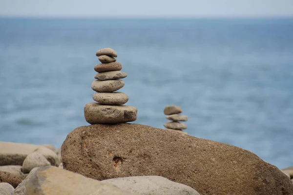 Каменная Башня Море — стоковое фото