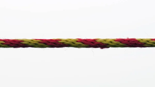 Red Green Yarn Knitting — Stock Photo, Image