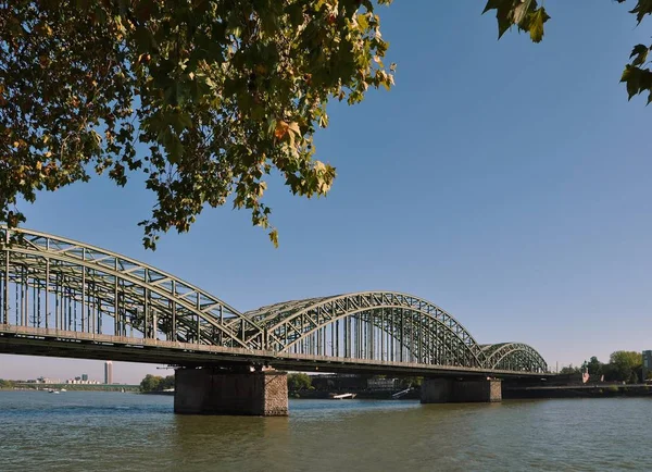 Pont Hohenzollern Sur Rhin Cologne Nikon D90 — Photo
