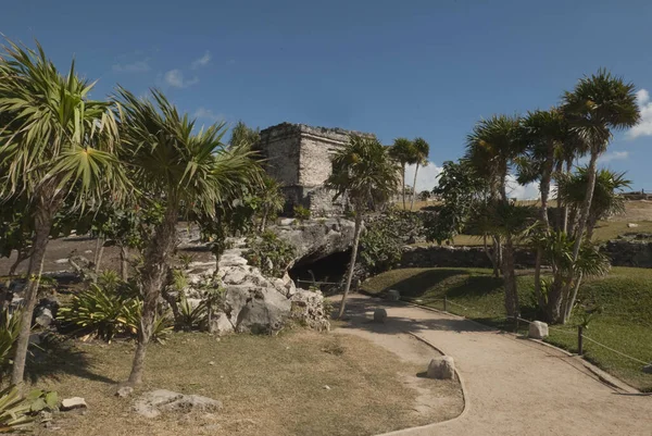 Mexico Yucatan Peninsula Archological Park Tulum — 스톡 사진