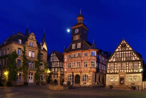 Nachtzicht Het Historische Stadhuis Gdansk Polen — Stockfoto