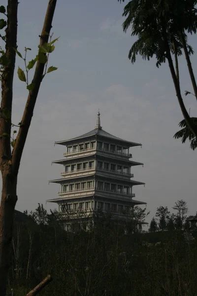 Pagoda Trädgården Expo Xian — Stockfoto