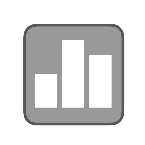 Grafische Drucktaste Einfaches Web Symbol — Stockfoto