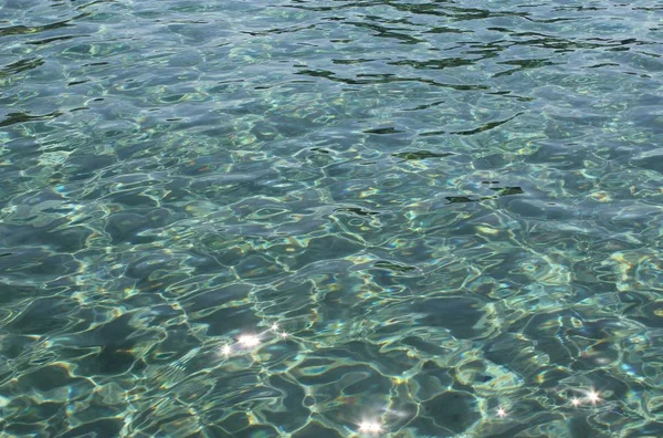 Green Water Transparent Milos Greece — Stock Photo, Image