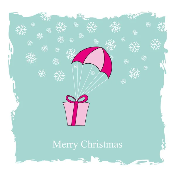 Christmas Card Gift — Stock Photo, Image