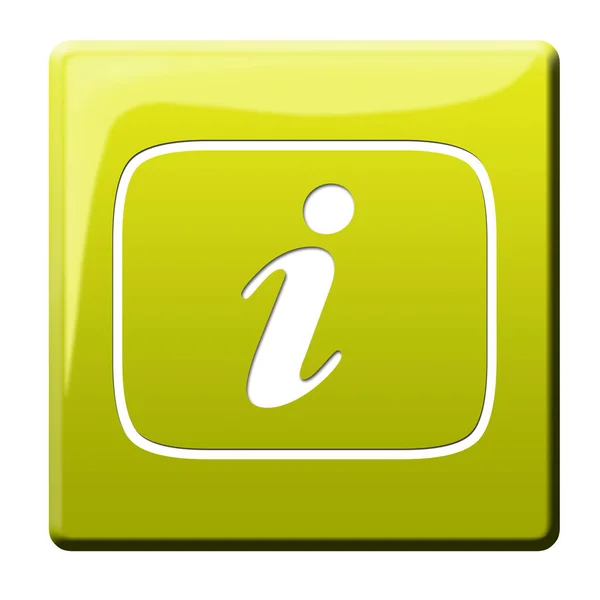 Internet Info Button Illustratie Informatie — Stockfoto