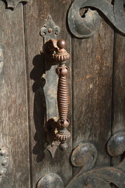 Old Door Handle Lock — Stock Photo, Image