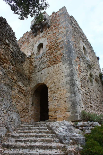 Burgruine Starhemberg Είναι Ένα Κάστρο Στην Κάτω Αυστρία — Φωτογραφία Αρχείου