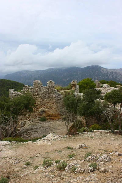 Burgruine Starhemberg Hrad Dolním Rakousku — Stock fotografie