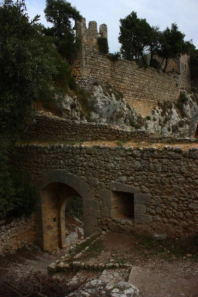 Burgruine Starhemberg Aşağı Avusturya Bir Kaledir — Stok fotoğraf