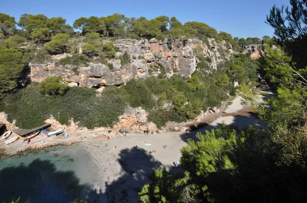 Baai Van Cala Mallorca — Stockfoto