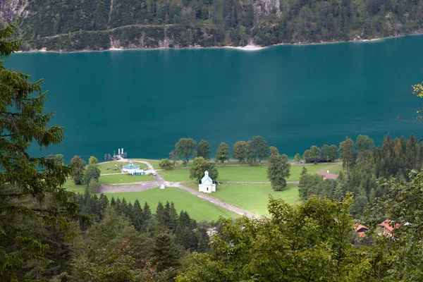 Vue Panoramique Sur Paysage Alpin Majestueux — Photo