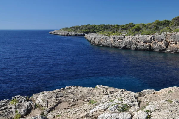 Cala Mallorca海岸线 — 图库照片