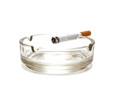 cigarette in the ashtray clipart