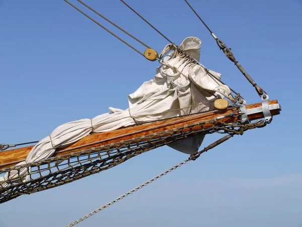 Scenic View Sail Boat Details — Stock Photo, Image