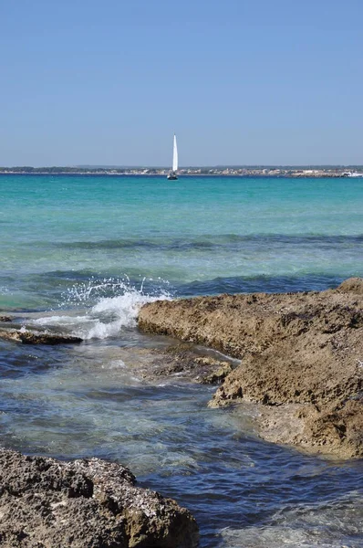 Segelbåt Havet — Stockfoto