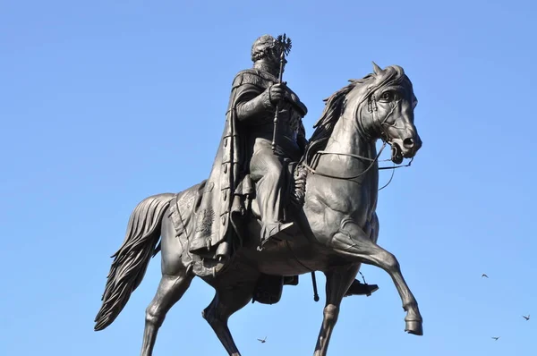 Cologne Heumarkt Statue Équestre Friedrich Wilhelm Iii Prussia — Photo