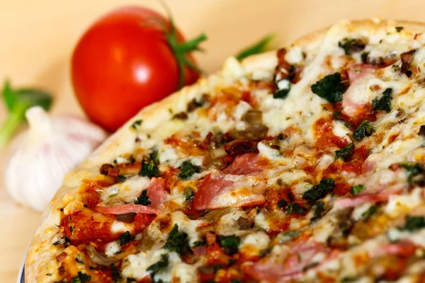 Pizza Italienne Savoureuse Fast Food — Photo