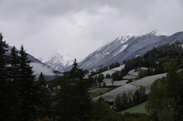 Vue Panoramique Sur Paysage Alpin Majestueux — Photo