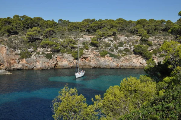 Cala Öböl Mallorca — Stock Fotó