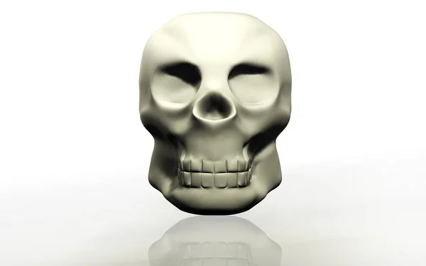 Digital Illustration Skull Isolated Background — Stock Photo, Image