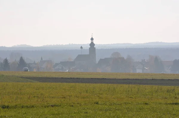 Village Fog — Stock Photo, Image