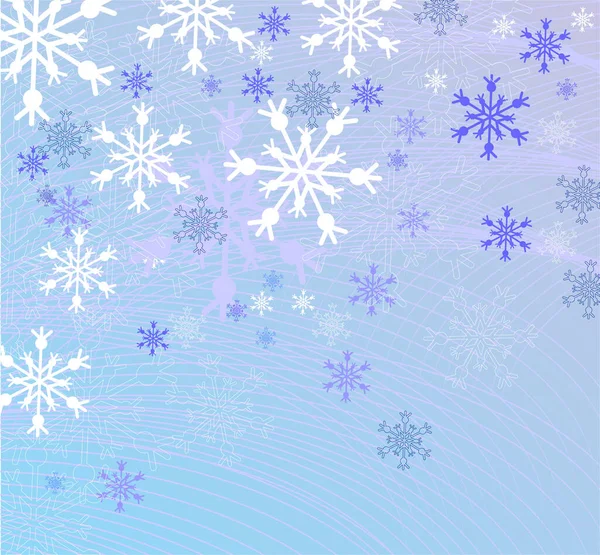 Winter Background Snow Star — Stock Photo, Image