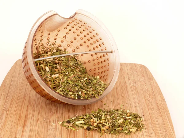 Dried Herbs Bowl — Stock Photo, Image
