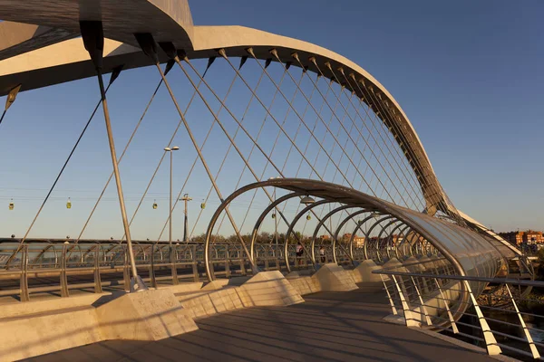 Pont Millénaire Saragosse Aragon Espagne — Photo