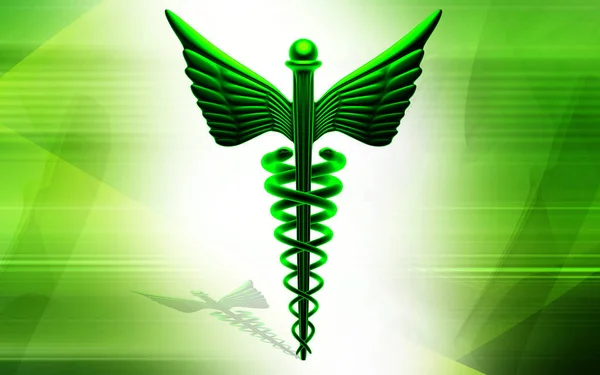 의학적 상징에 디지털 삽화의 — 스톡 사진