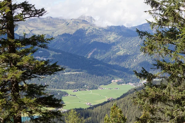 Vacker Utsikt Över Vackra Alperna Landskap — Stockfoto