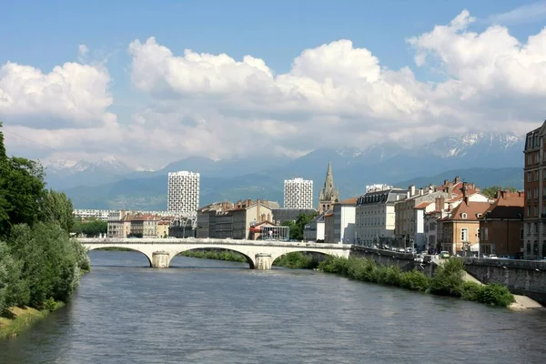 Vista General Grenoble Francia —  Fotos de Stock