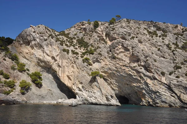 Cueva Costa Suroeste Mallorca — Foto de Stock